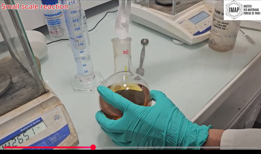 From lab to scale: MOF production at IMAP/ESPCI Paris